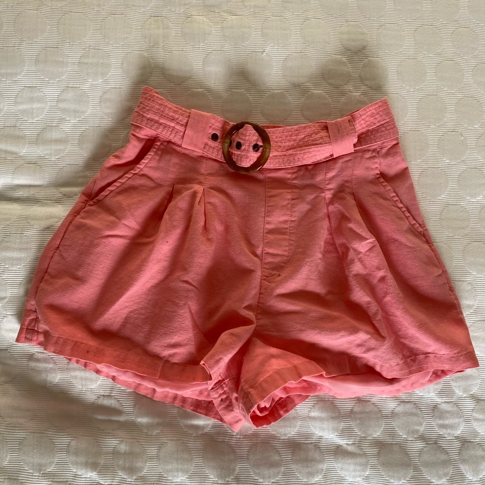 American Eagle Pink Buckle Shorts